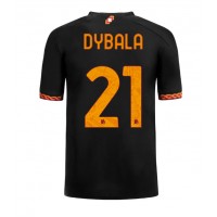 Camiseta AS Roma Paulo Dybala #21 Tercera Equipación Replica 2023-24 mangas cortas